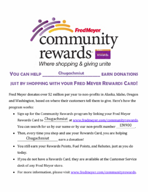 FM Community Rewards - Chugachmiut